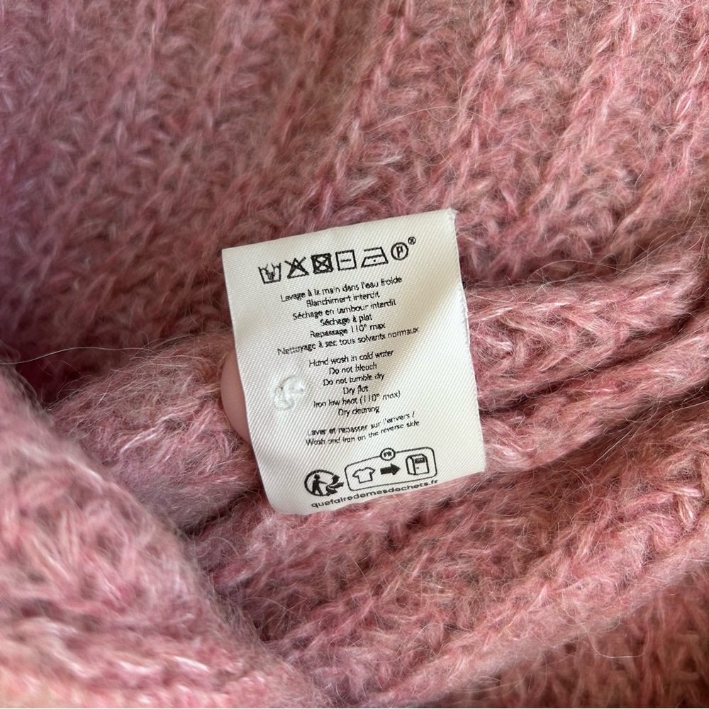 Sezane Pink Knit Sweater - Picture 10 of 14